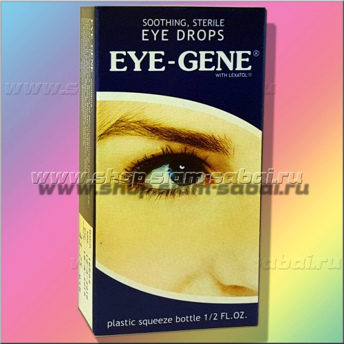 Капли от усталости глаз и против сухости Eye-Gene