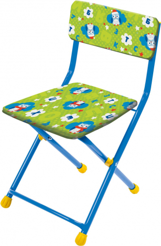 Детский стул (арт. СТУ3) совята на зеленом