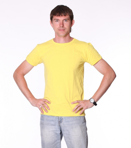 mf-1102 футболка классическая желтый