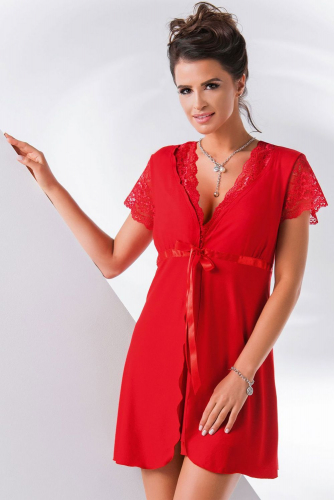 Megi dressing gown Red