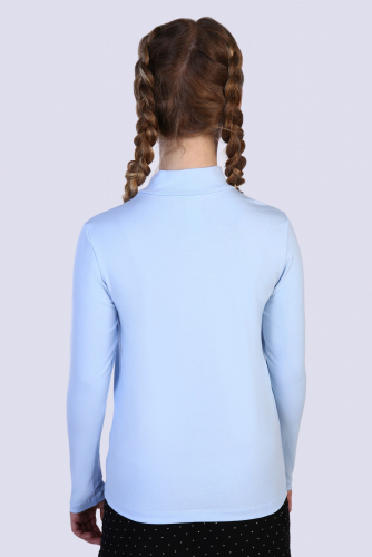 Джемпер для девочки с длинным рукавом Светло-голубой