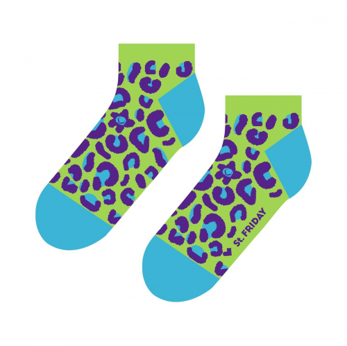 Укороченные носки unisex St. Friday Socks Лепарда не видно, но он есть