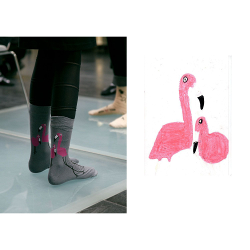 Носки unisex St. Friday Socks Все обожают розовых фламинго