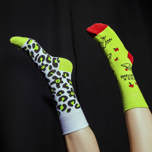 Носки unisex St. Friday Socks Леопард, который объелся мятного мороженого