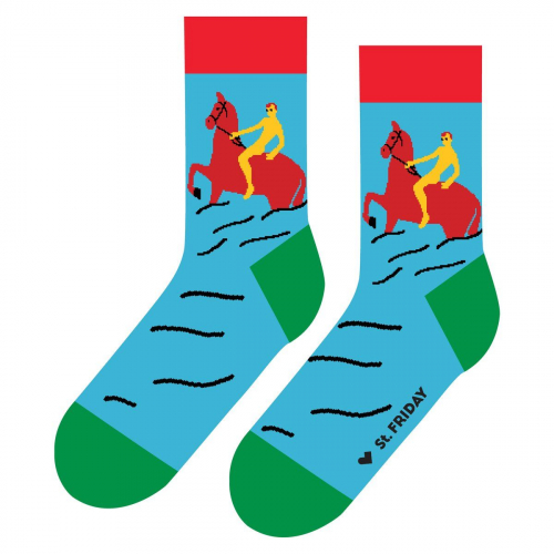 Носки unisex St. Friday Socks Носки.КУПАНИЕ КРАСНОГО КОНЯ