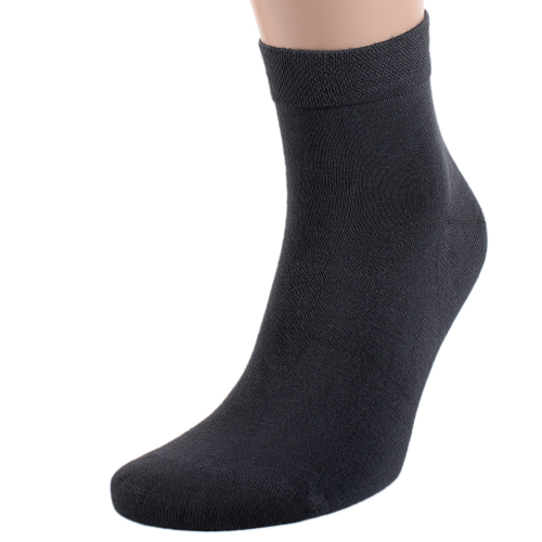 Мужские укороченные носки из модала Oztas ТЕМНО-СЕРЫЕ