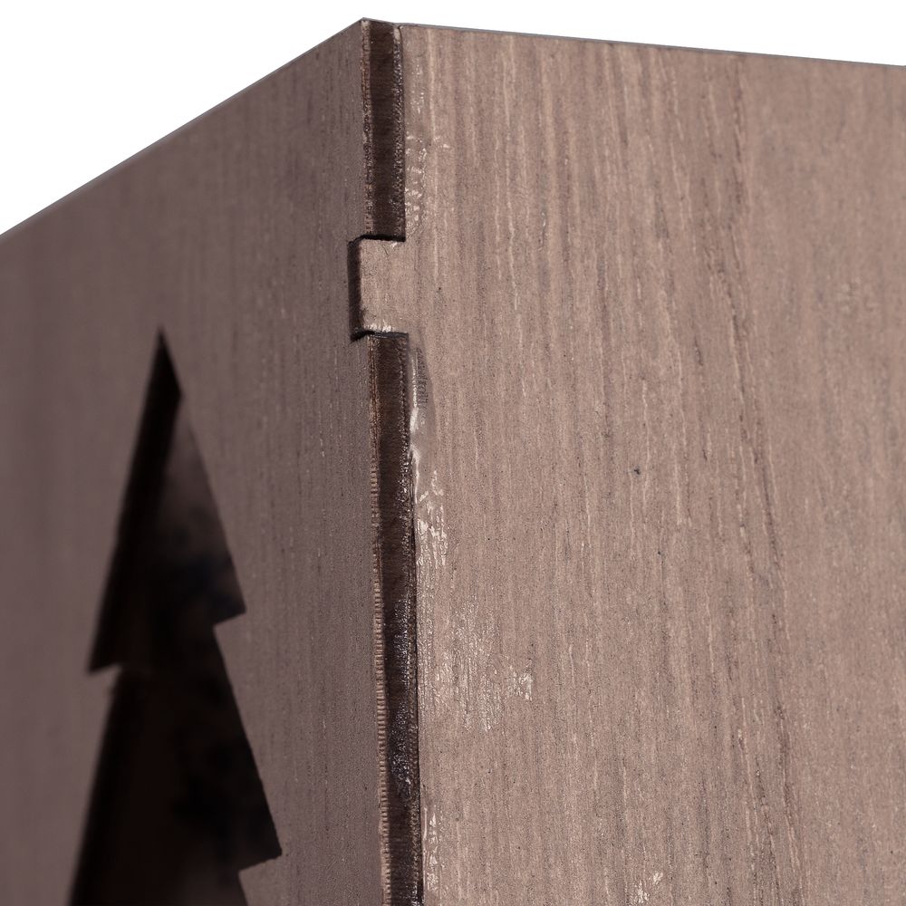 Подсвечник Wood, с изображением елочки новогодний подарок