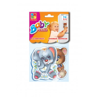 Мягкие магнитные Baby puzzle 