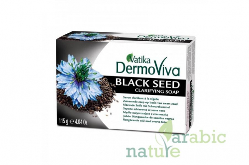 Мыло Dabur Vatika Naturals DermoViva, Черный тмин (очищающее)