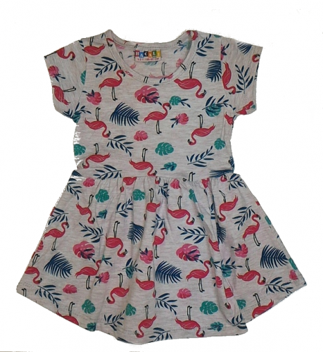 Платье детское Турция 425 фламинго
