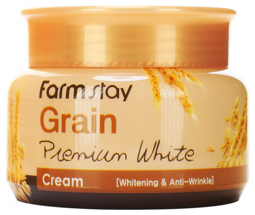 Осветляюшщий крем с маслом ростков пшеницы  Grain Premium White Cream 100г