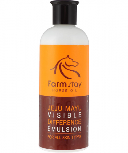 Эмульсия увлажняющая для лица Лошадиное масло FarmStay Visible Difference Horse Oil Moisture Emulsion  350мл