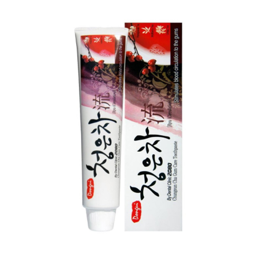 Зубная паста восточный красный чай на основе чистых экстрактов целебных трав Cheong-En-Cha Ryu 125гр Красный