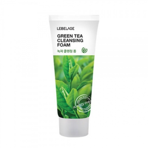 Пенка для умывания с экстрактом зеленого чая Lebelage Cleansing Foam - Green Tea 100ml