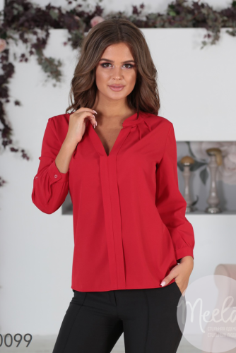 Женская блузка 20099 красный