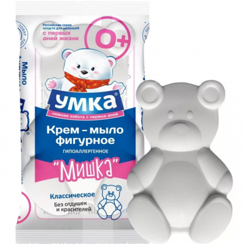  35p. 70. Мыло детское классическое фигурное Мишка УМКА, 60г