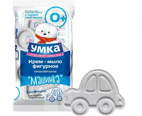  35p. 70. Мыло детское классическое фигурное Машинка УМКА, 60г