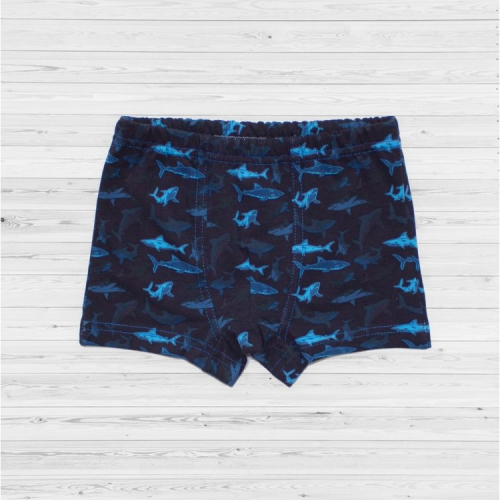 Трусы 2211-067 синий/акулы