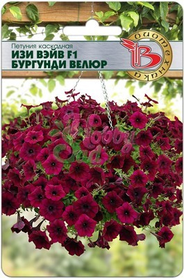 Цветы Петуния каскадная Изи Вэйв F1 Бургунди Велюр (5 шт) Биотехника