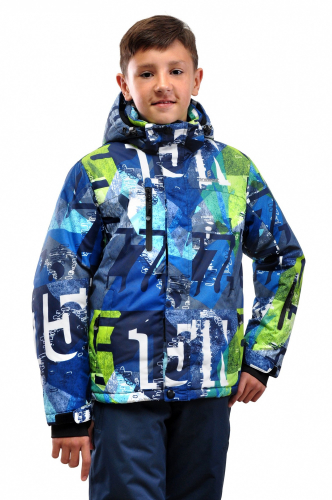 Куртка+п/к мал. детск. SNOWEST SB532-2 синий/зелёный