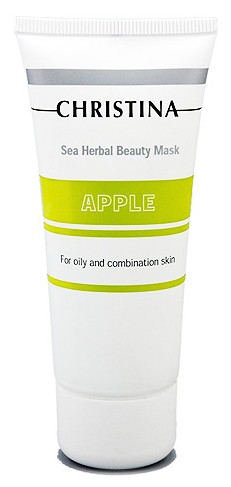 CHR058, Sea Herbal Beauty Mask Green Apple - Яблочная маска красоты для жирной и комбинир.кожи, 60, Christina