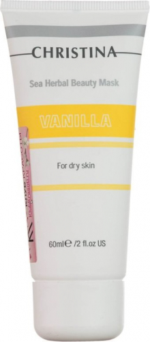 CHR054, Sea Herbal Beauty Mask Vanilla - Ванильная маска красоты для сухой кожи, 60, Christina