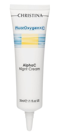 CHR366, FluorOxygen +C Alpha C Night Cream - Ночной осветляющий крем., 30, Christina