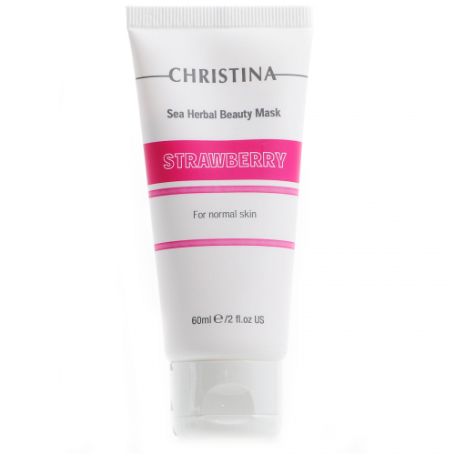 CHR056, Sea Herbal Beauty Mask Strawberry - Клубничная маска красоты для нормальной кожи, 60, Christina