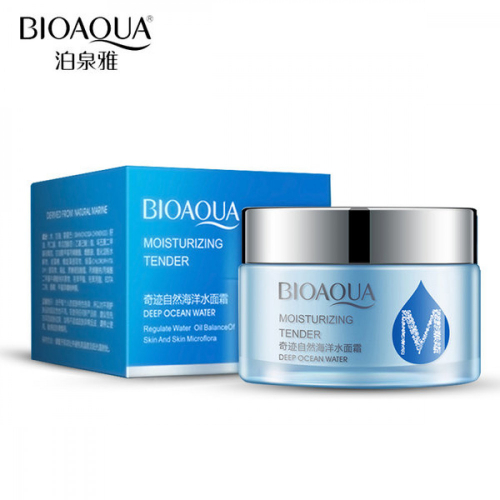 Увлажняющий крем для увядающей кожи BioAqua Deep Ocean Water Moisturizing Tender 50гр