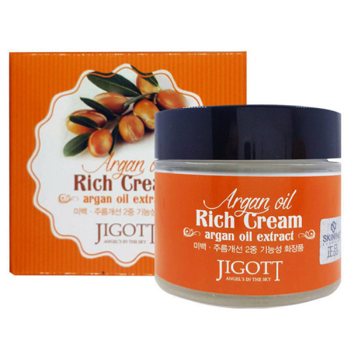 Крем для лица с аргановым маслом Jigott Argan Oil Rich Cream 70ml