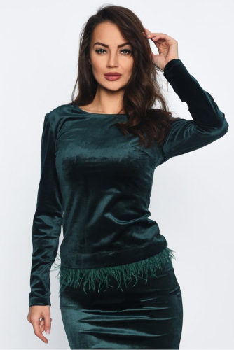 #86531 Блуза (FANTOSH) Зелёный