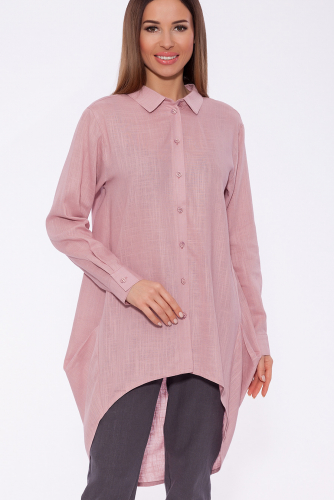 #61870 Рубашка (D'IMMA) Серо-розовый