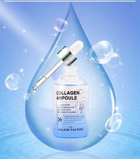 VILLAGE 11 FACTORY Увлажняющая сыворотка для лица с коллагеном Collagen Ampoule