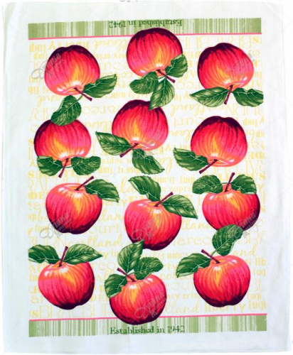Полотенце кухонное яблоки В-С10
