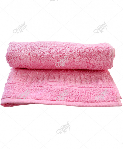 Полотенце розовое