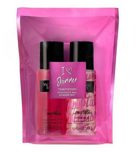 Подарочный набор Victoria's Secret Temptation Mini Fragrance Shimmer Mist