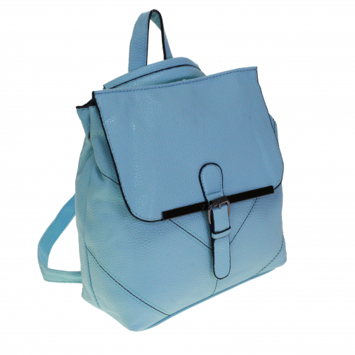 См. описание. Стильная женская сумка-рюкзак Freedom_nook из эко-кожи бирюзового цвета.