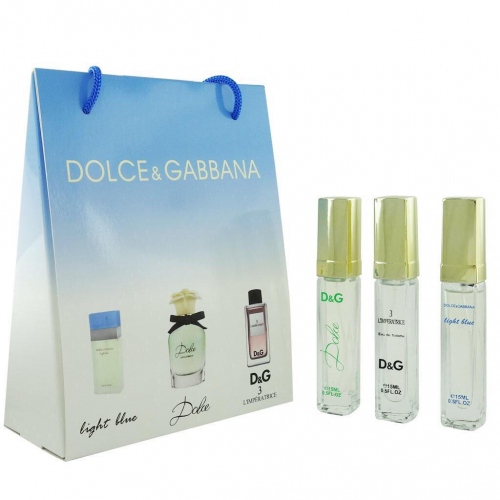 Подарочный набор Dolce and Gabbana 3х15мл