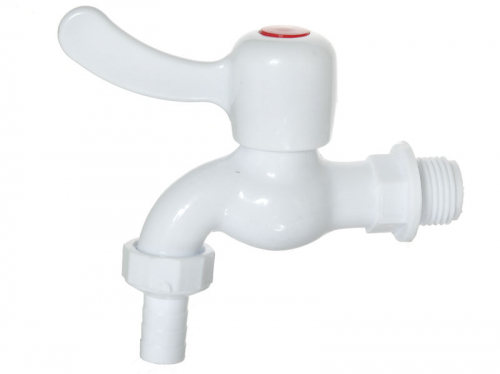 Кран водоразборный пластм 1/2 флажок