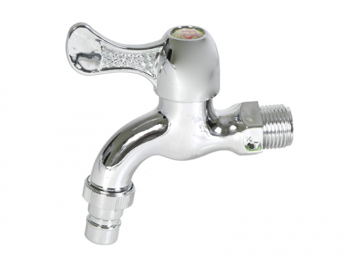 Кран водоразборный пласт.хром DM-3А