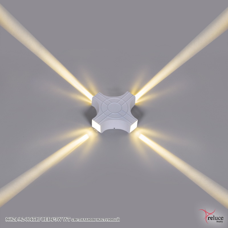 1600руб86824-9.2-004TLF LED4*3W WT светильник настенный