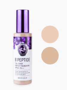 ENOUGH 8 PEPTIDE FULL COVER PERFECT FOUNDATION SPF50+ PA+++ Тональный крем с пептидами #13 (100 г.)