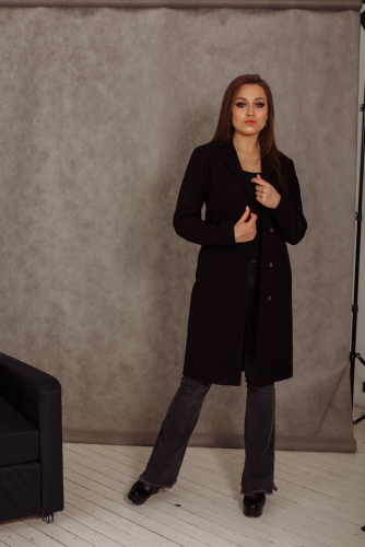 Пальто 20103  (черный)