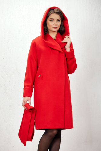 Пальто 18910  (красный)