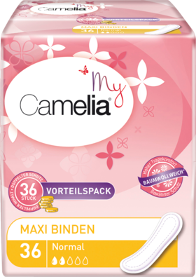Camelia Maxi Прокладки Normal, 36 шт