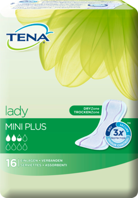 Tena Lady Mini Plus гигиенические прокладки, 16 шт