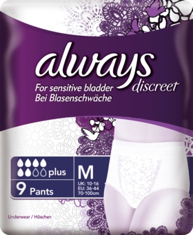 always дискретные Гигиенические прокладки Pants Plus Medium, 9  шт.