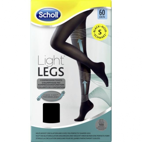 Scholl Light Legs Strumpfhose, Колготки Легкие ноги с нежной функцией сжатия, Размер S 1 шт.