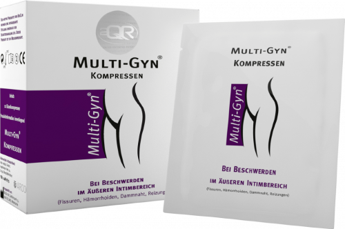 Multi-Gyn (Мульти-Джин) Kompressen, Антибактериальные интимные компрессы, 12 шт.