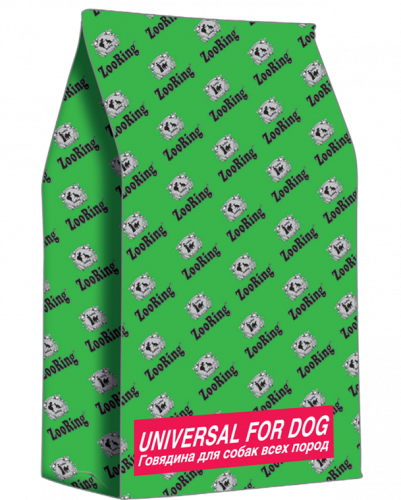 Universal for dog Говядина и рис 20 кг